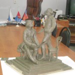 Макет скульптуры памятника братьям Чернецовым